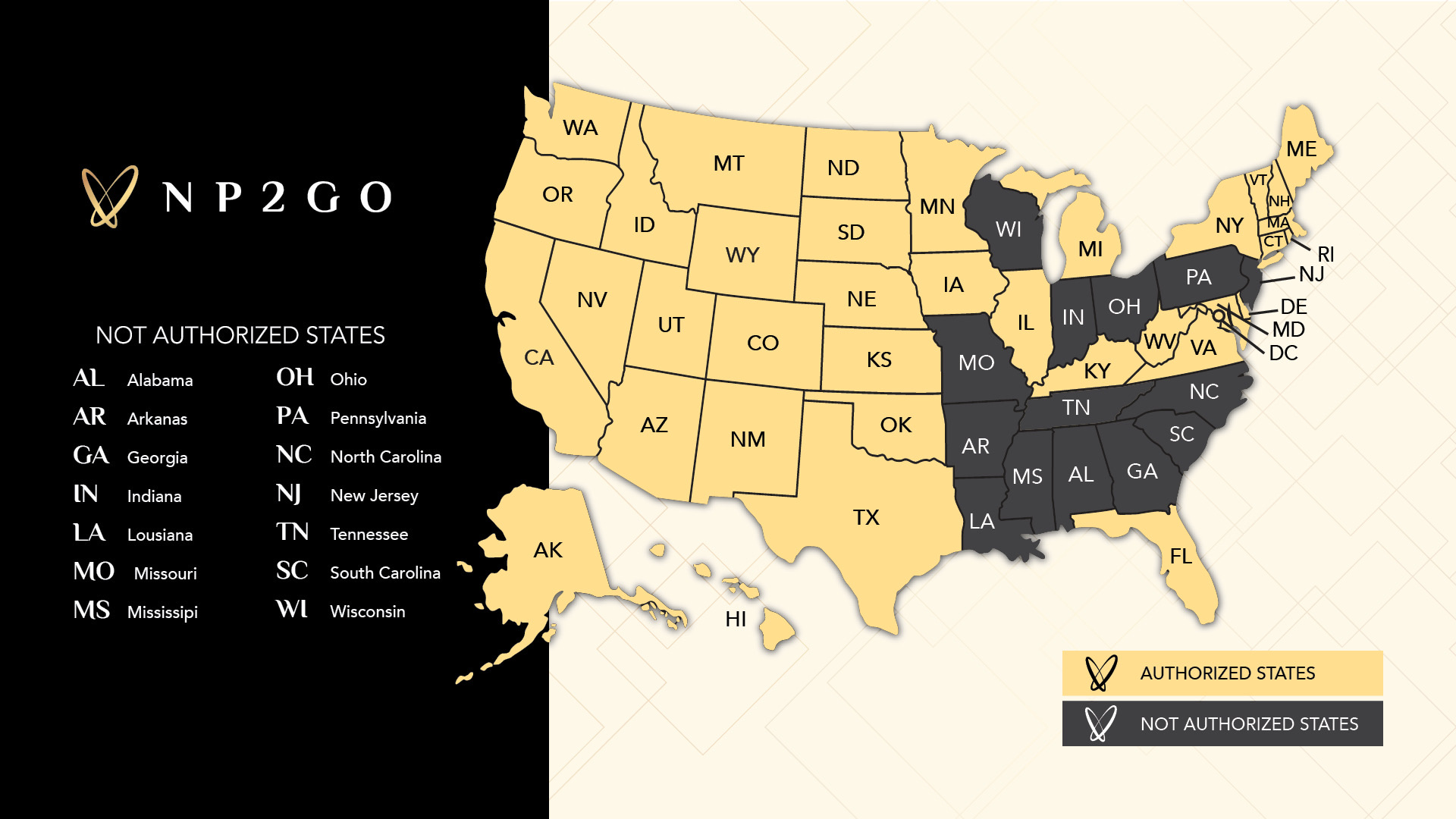 24-08-01 - NP2GO - Authorized Map Horizontal V32 (2) Authorized States Map