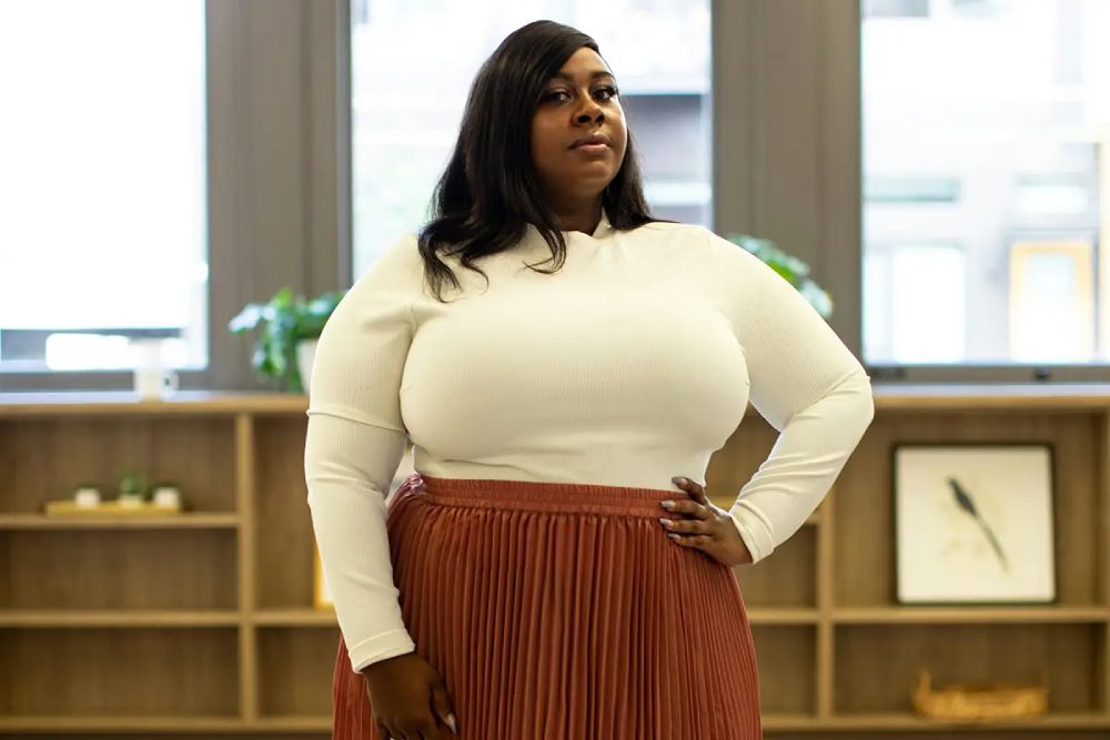 A woman holding her hand on her hip