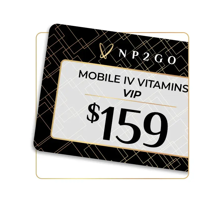 Mobile-Vit-VIP Mobile IV Vitamins VIP NP2GO gift card - $159