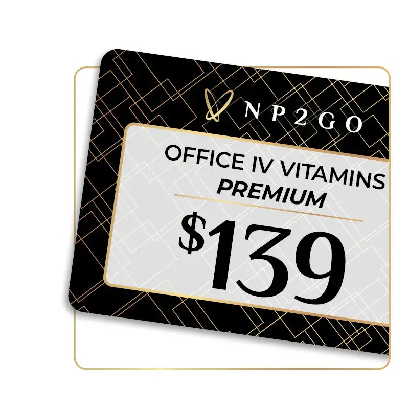 Office-Vit-Prem Office IV Vitamins Premium NP2GO gift card - $139